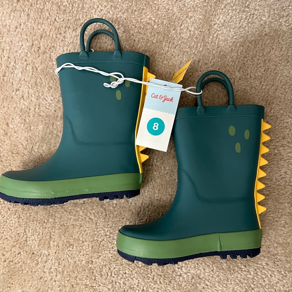 Toddler boys rain boots